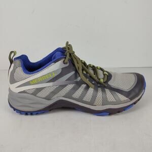 Merrell Gray and Blue Athletic Sneakers